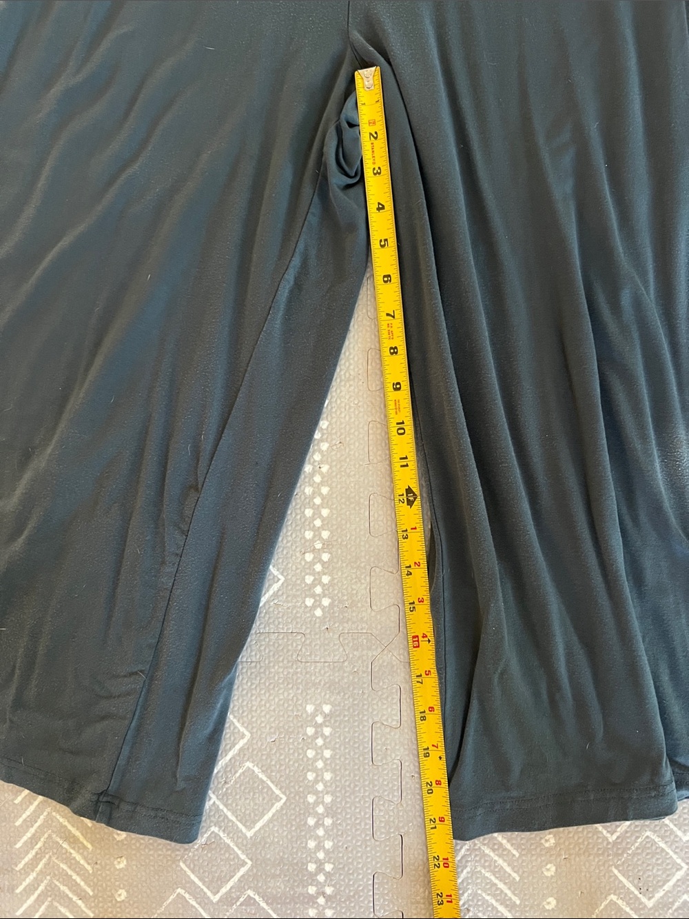 Quince Tencel Jersey Wideleg jumpsuit- green/blue size M - Picture 5 of 6